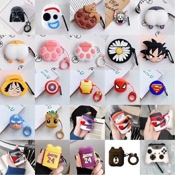 1000+Multi Style Cute Cartoon 3D Silicone Character Designs For Air Pods Cover For Apple Airpods 1 2 Case
