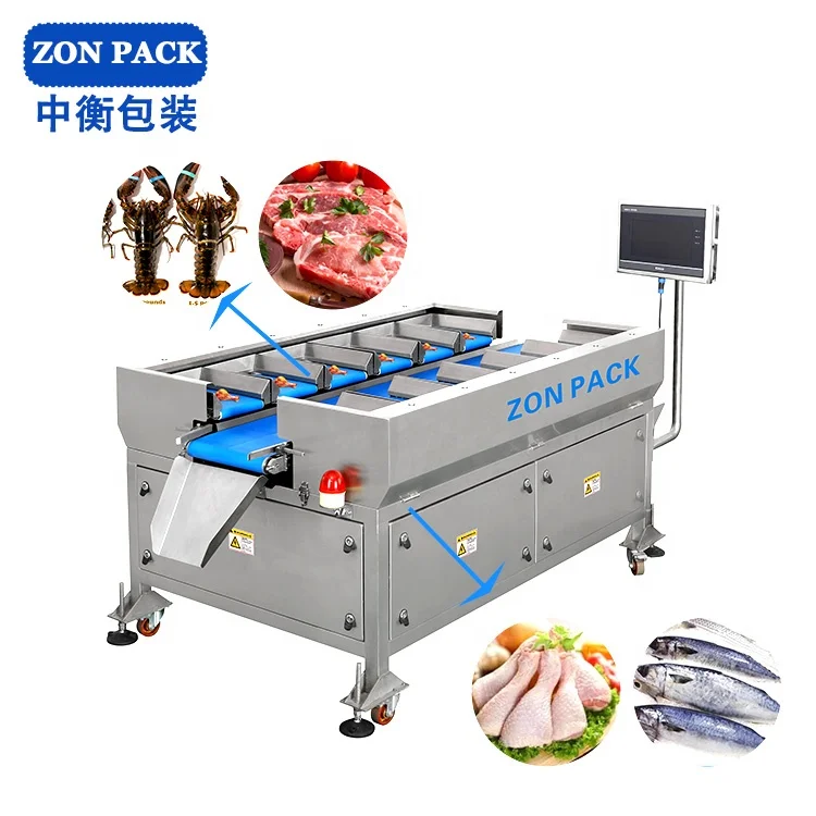 Automatic 12/14/16 Head Multihead Weigher Belt Conveyor Customizable Combination 0.1g Weighing Scale for Chicken Meat Lobster