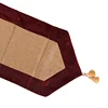 Runner da tavolo con nappe bordeaux
