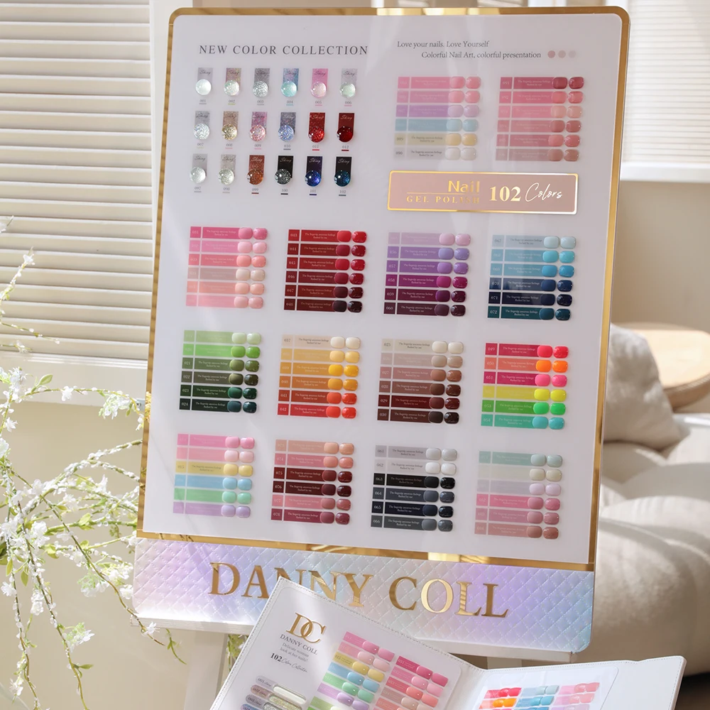 ダニコール新着ネイルジェルセット72色15ml、エコフレンドリーで長持ち
