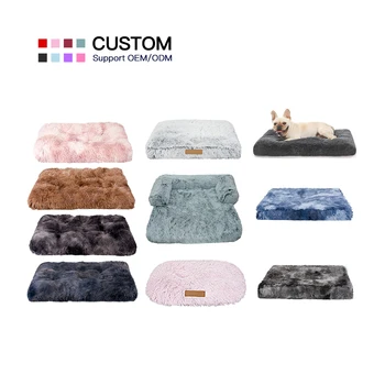 Factory Manufacturing Pet Sofa Bed Memory Foam Orthopedic Dog Bed Medium Size Dog With Waterproof Lining