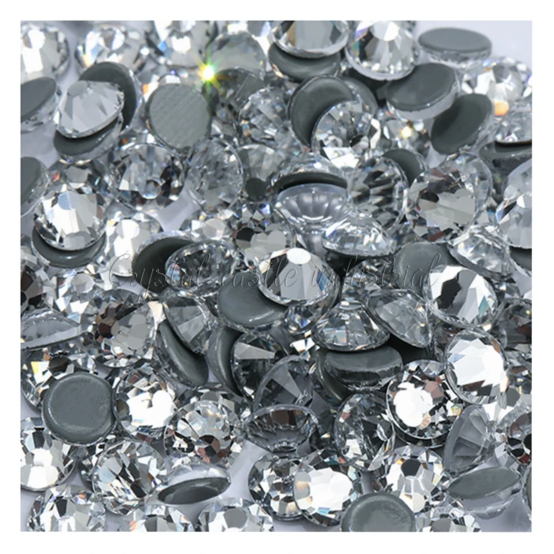 Crystal Castle Glass Rhinestones For Clothes 4A AB Strass Hotfix Crystals  and Stones Non Hot Fix Adhesive Rhinestone For Crafts - Price history &  Review