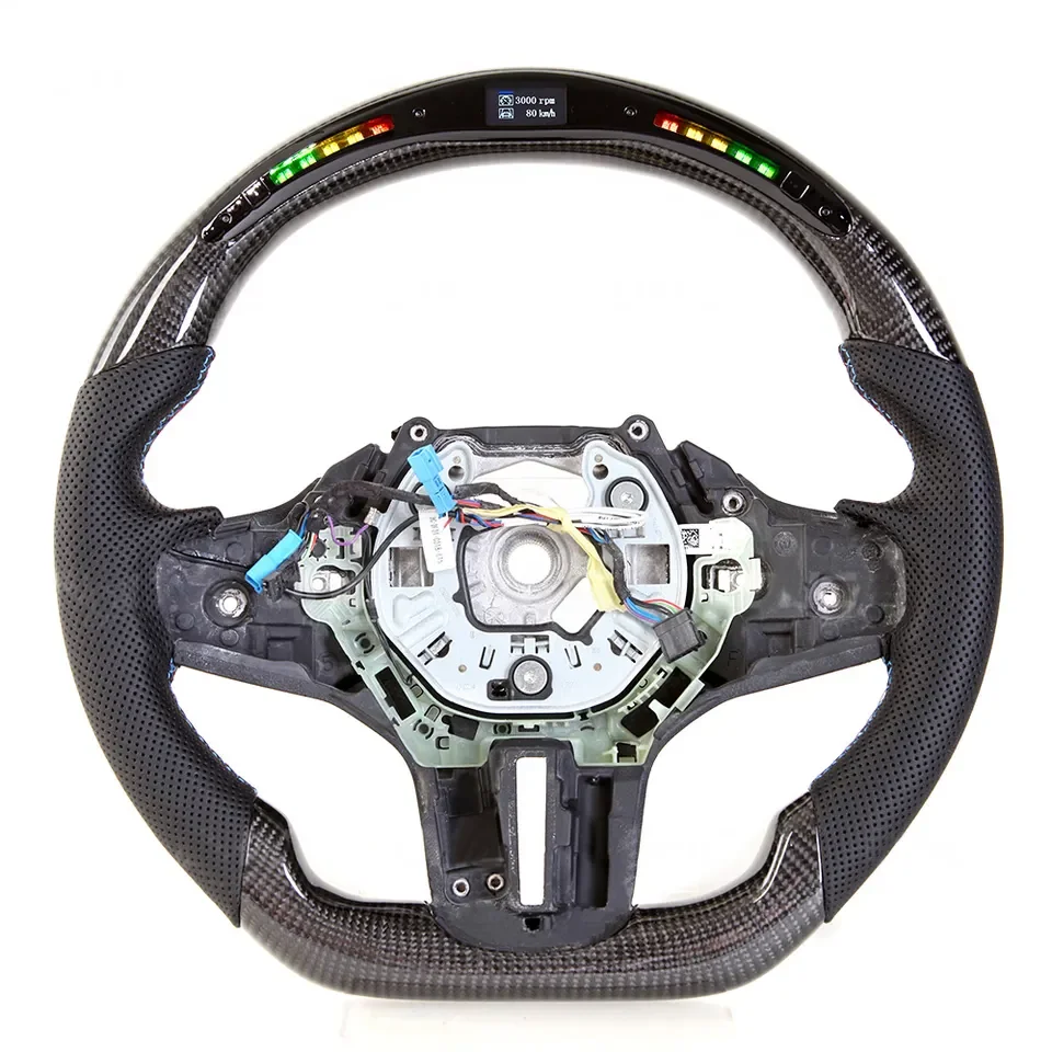 LED Smart Carbon fiber steering wheel fit for BMW 3 series G20 G21 G28