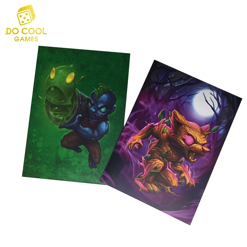 
Оригинальные заводские пользовательские чехлы для Карт Yugioh/MTG/TCG для настольных игр, Защитные чехлы для игральных карт pokemon 