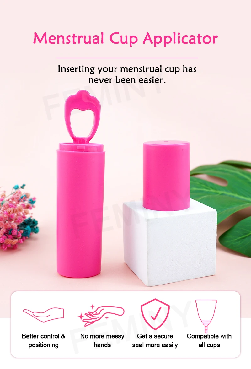 Wholesale Reusable Applicator Make Cup And Tampon Insertion Easy Period