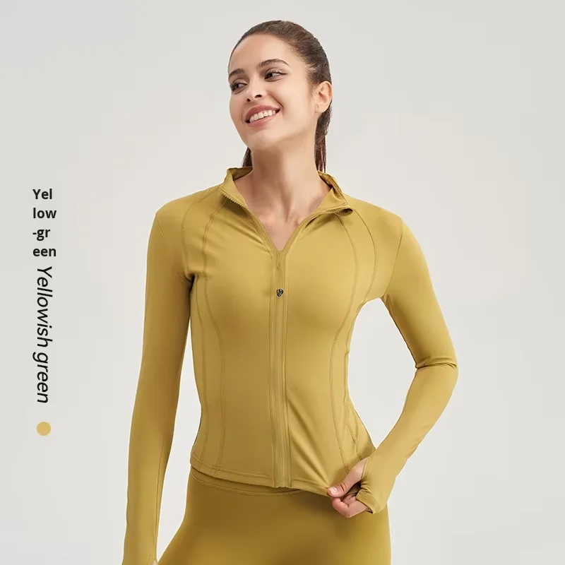 Autumn Winter Plus Size Slim Fit Zipper Cardigan Sports Jacket Front High Elasticity Com preview