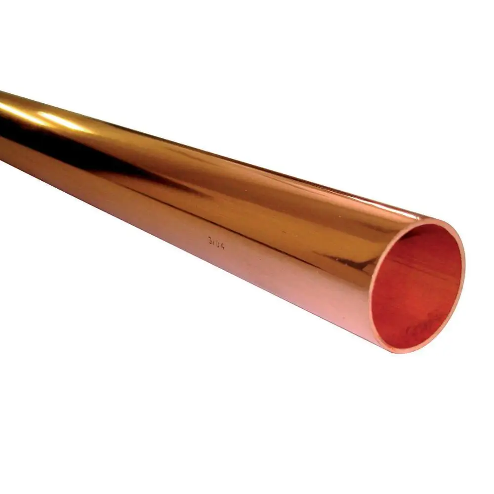 Tube Rond Cuivre Lisse Souple 2m - ID 4mm X OD 5mm - Tuyauterie Réfrigération Échangeur Chaleur