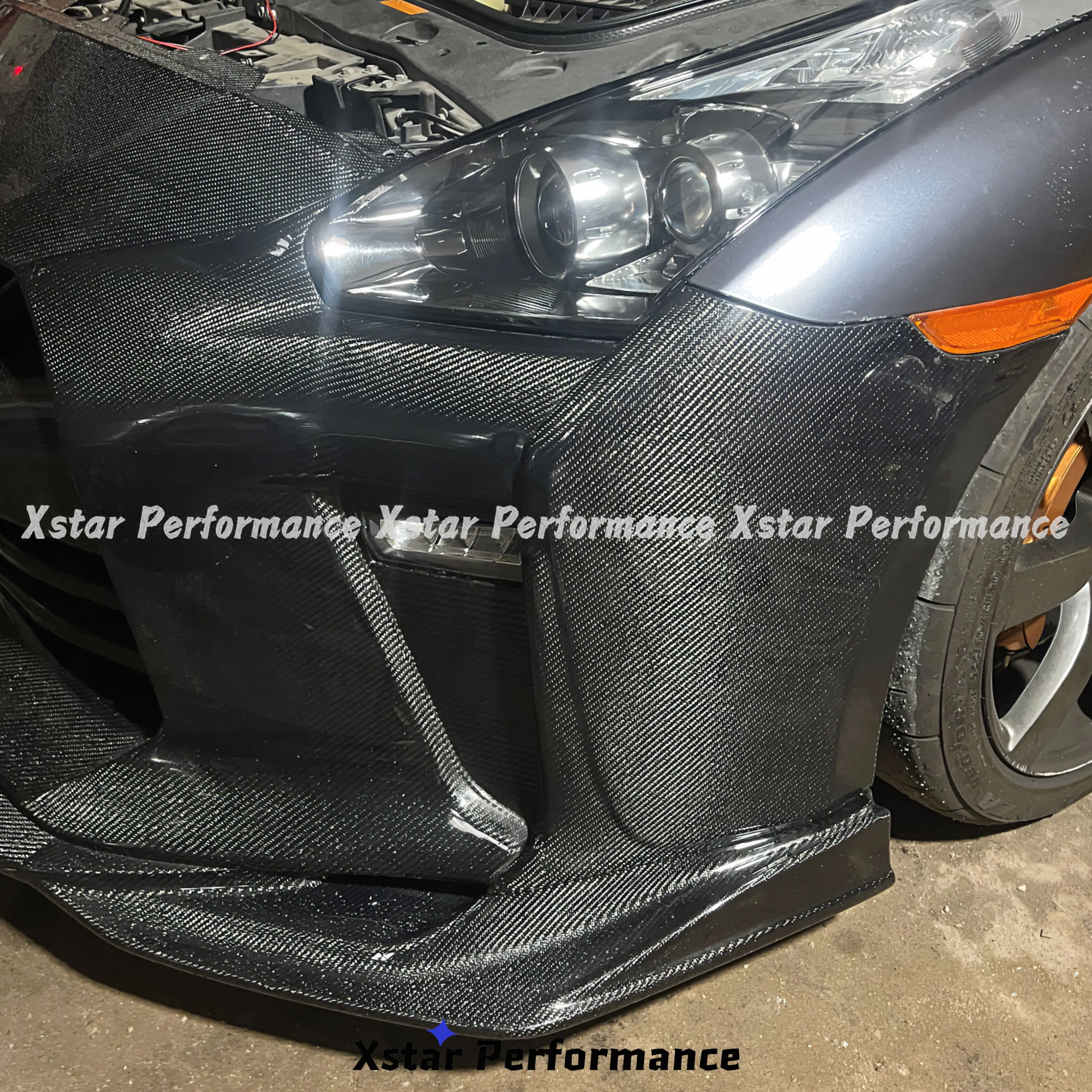 Top Secret Style Full Carbon Fiber Bodykit for Nissan GTR R35