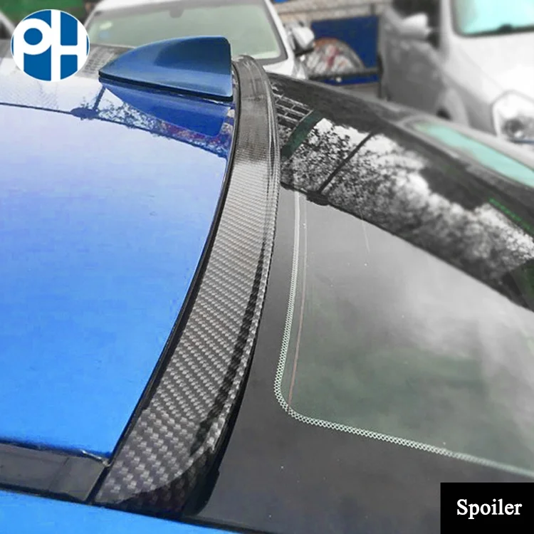 Smart Universial Durable Auto Car Carbon Fiber Front Bumper Lip Car Rubber Rear Spoiler