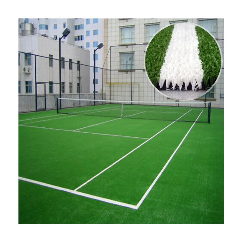 Padel-Tennisplatz-Rasengrüner Kunstrasenteppich im Freien Badminton-Basketballplatz-Bodenbelag-Grasmatte