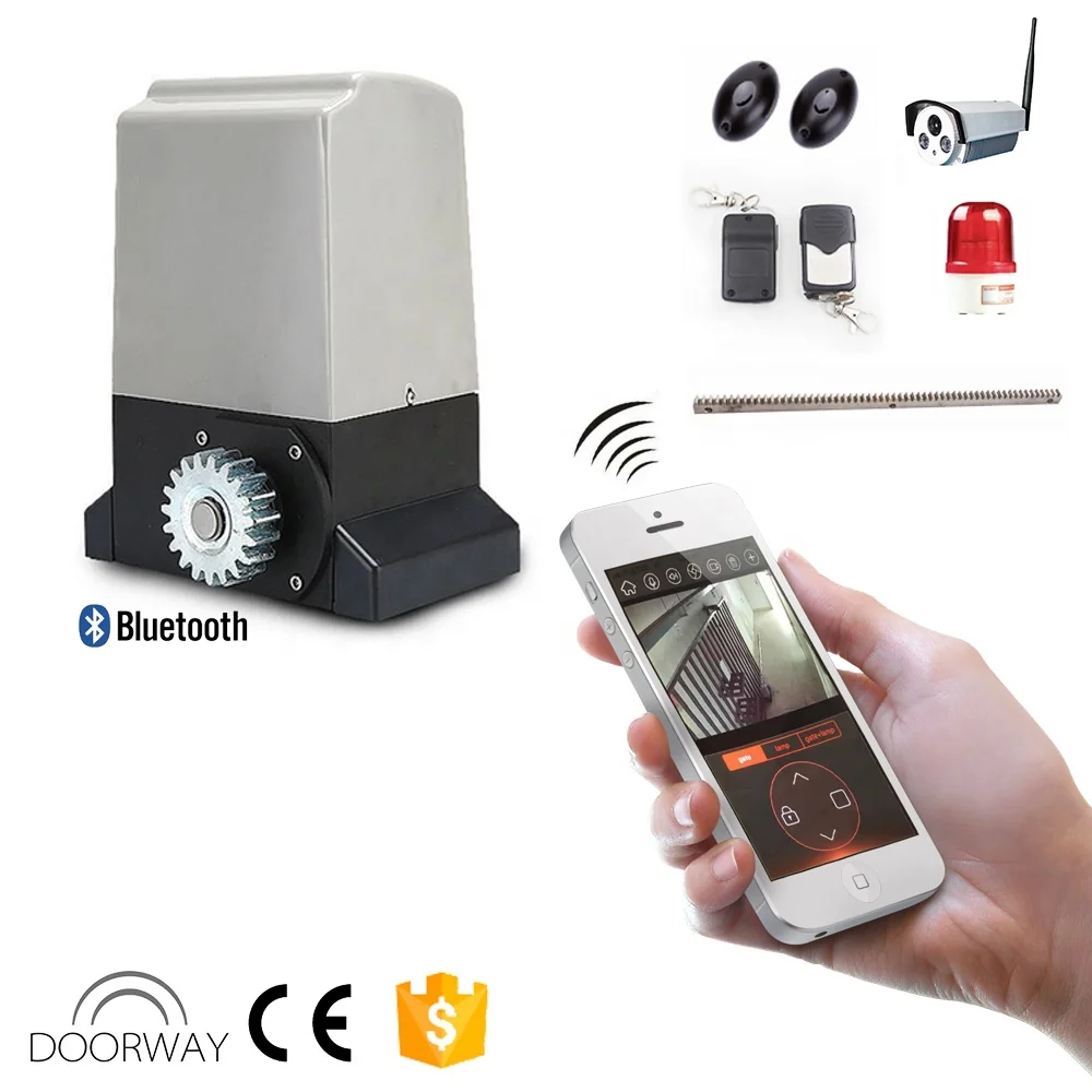 Smart Control Wifi Ac 220v 110v Slide Gate Motor Electric Gate Operator Automatic Sliding Gate