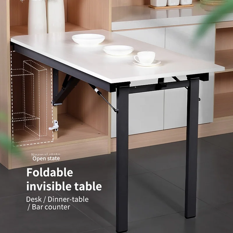 space saving wall mounted folding breakfast bar
