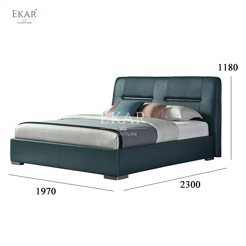 product new design comfortable and modern style upholstered bedroom bed-67