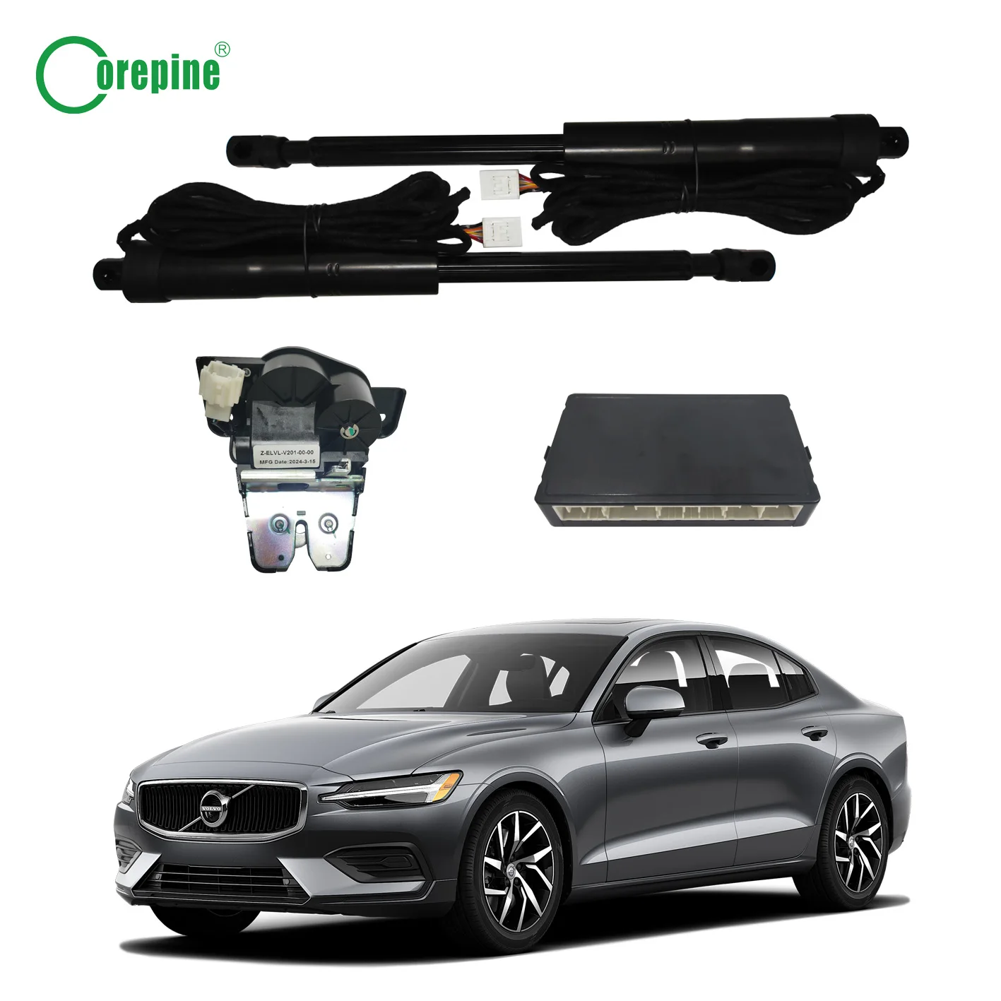 Corepine S60 Body Parts New Condition Custom Power Automatic Smart Electric Tailgate Lift Assist System Kit for 2020-2023 Volvo