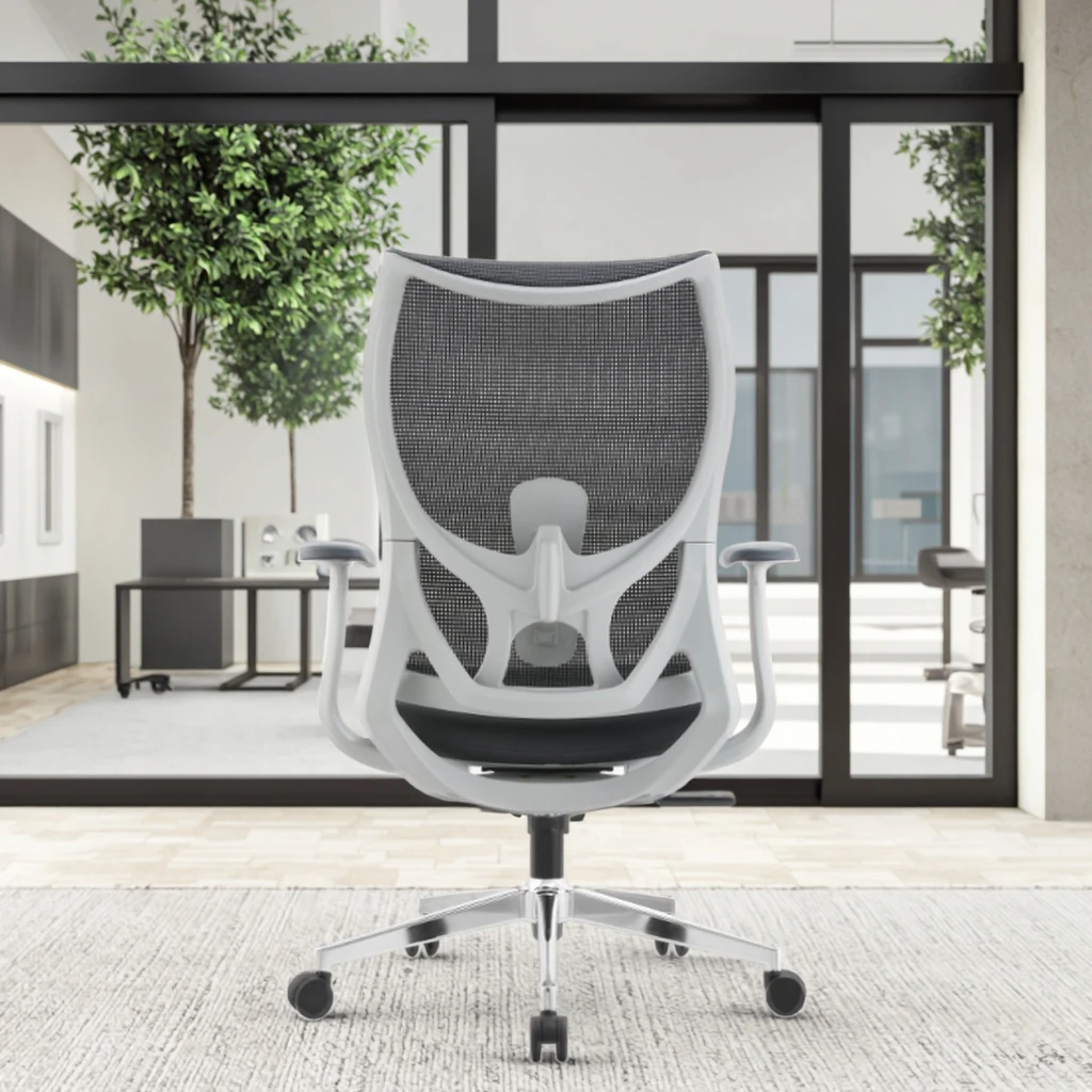 Ergonomic Executive Office Chair with Adjustable Lumbar Support Breathable Design for Back Pain Relief and Home Gaming 6