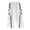 One-piece white overalls trousers