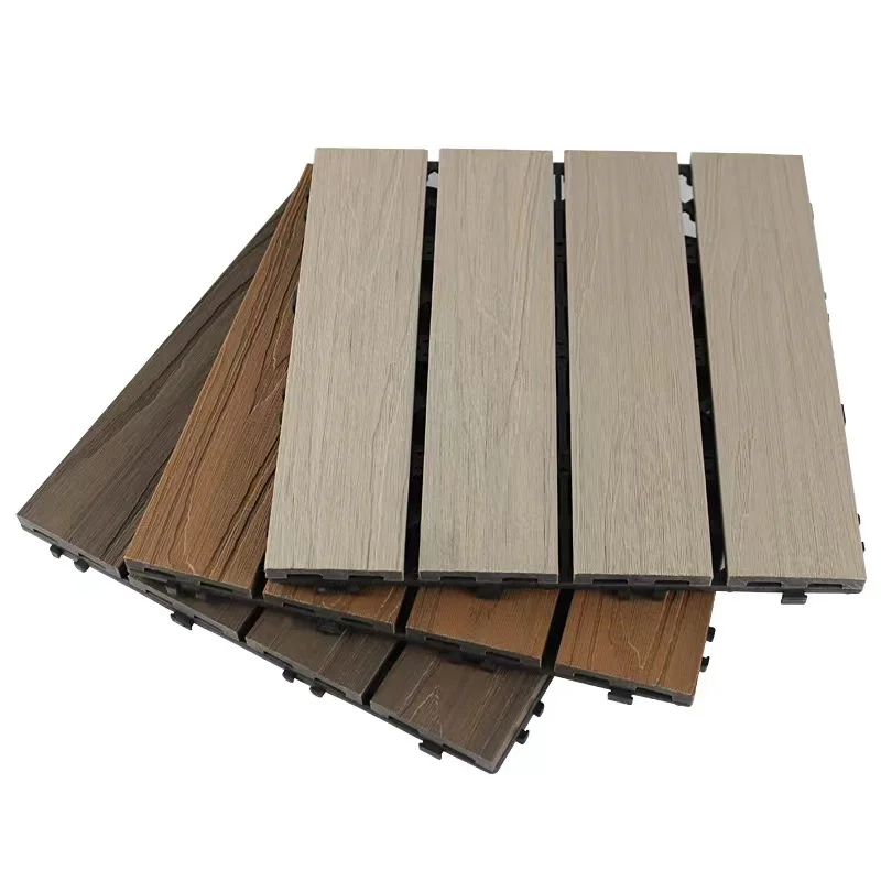 Modern Interlock Wpc Diy Composite Decking Tiles 300x300 Decking For