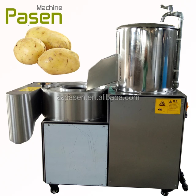 Potato Peeling & Slicing Machine For Potato,Carrots,Dasheen Slicing&Chipping