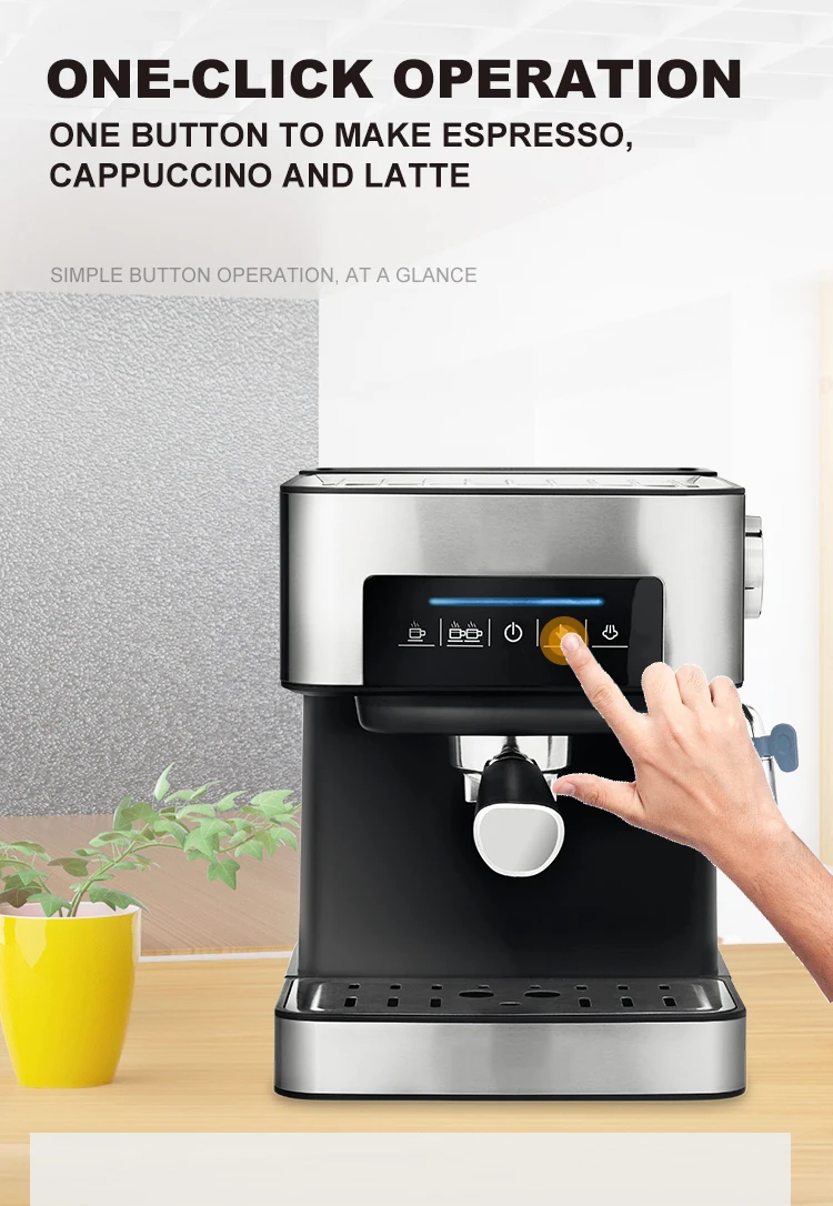 High Quality 15 Bar High Pressure Electrical Appliances Espresso Coffee