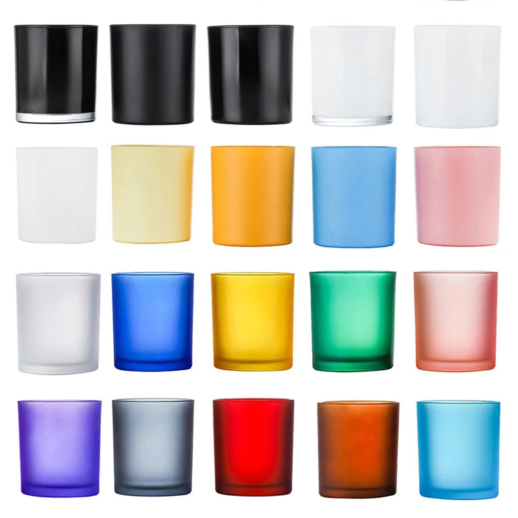 Glass Candle Jar Home Decor - Luxury 220ml Candle Containers