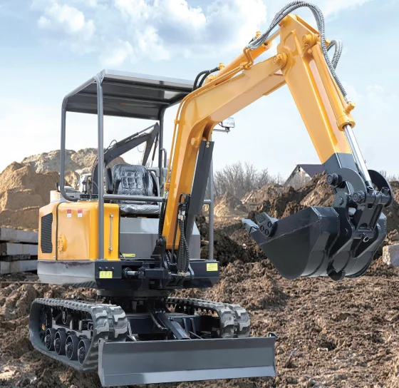 Mini Excavator Rotating Bucket Compactor Stake Mulcher Buy Excavators