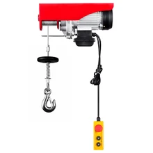 Hot sale PA600 micro Electric Rope Hoist with Manual/Electric Trolley mini suspending electric wire rope elevator lifting hoist