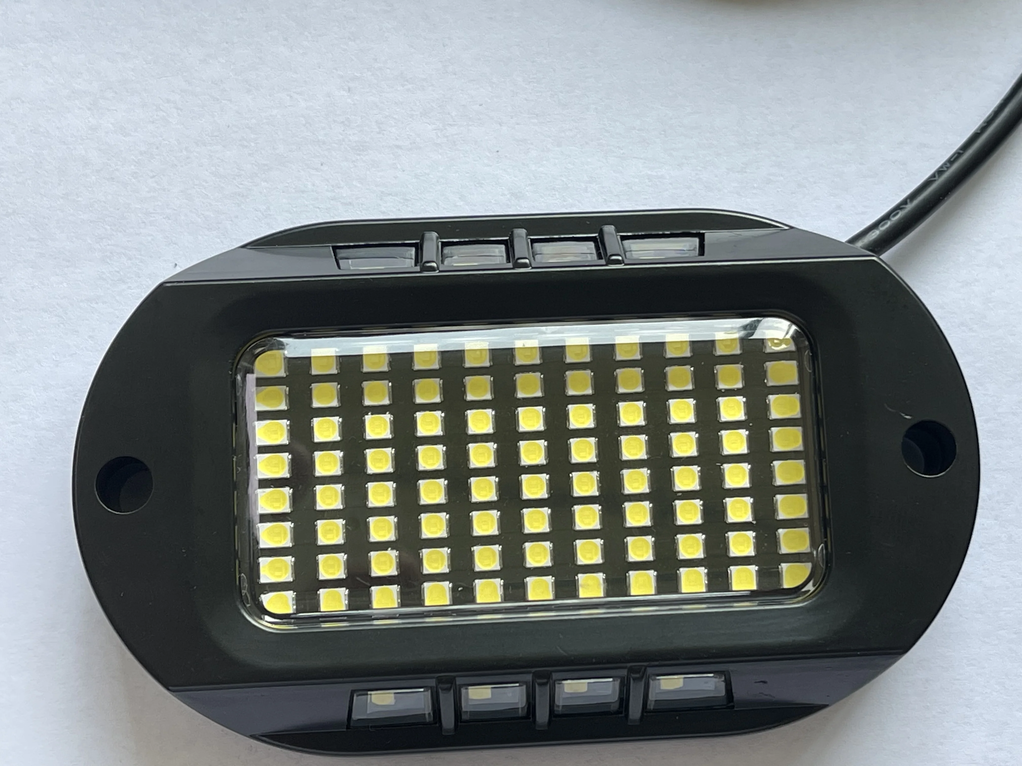 KSS 2023 NEWEST Manufacturer Waterproof LED Pod Light 104 Brightest Pure White Color LED Rock Light Kit Underbody Led Rock Light