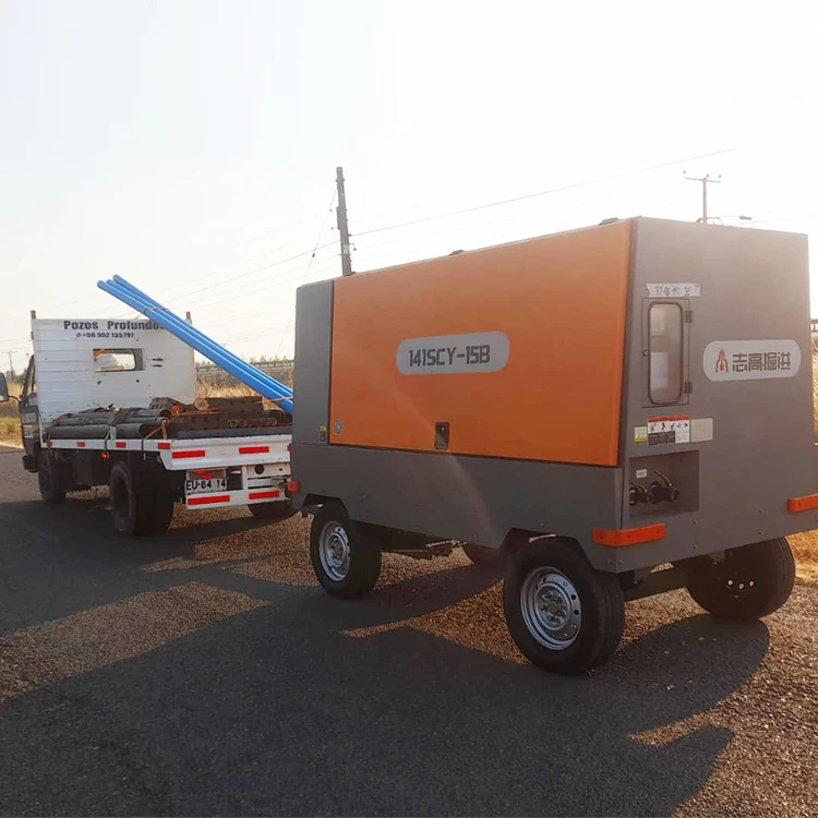 25 bar High Pressure air Compressor air Compressor Drilling Machine Mobile air Compressor
