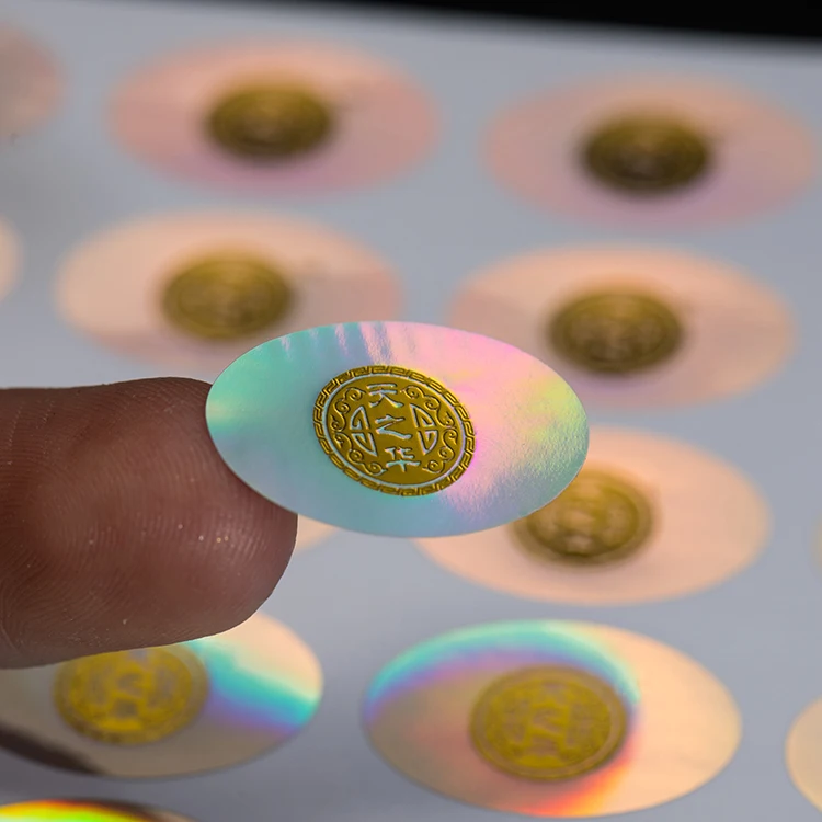 product custom small hologram sticker labels wholesale personalizados laser holographic adhesive stickers sheet-8