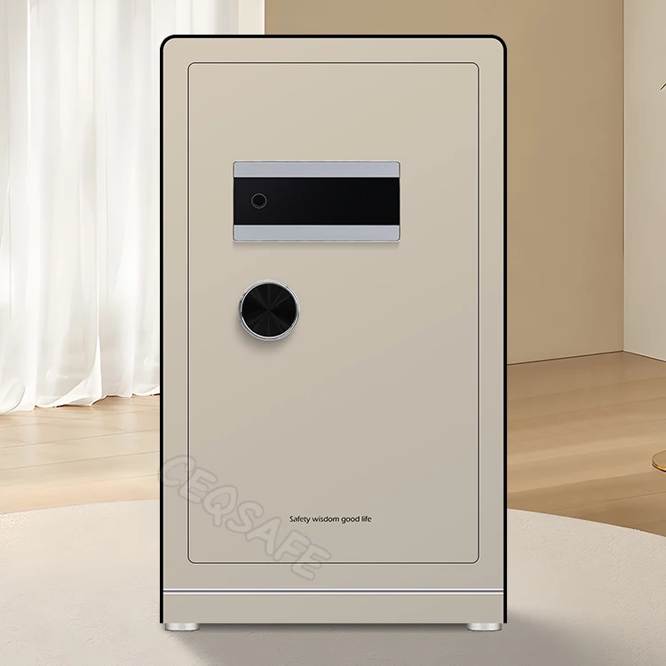 CEQSAFE Security Digital Electronic TUYA APP Biometric Safe Box Steel Household Safe with Fingerprint Lock for Home Storage factory