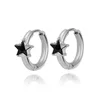 Pendientes Silver 0061 - Negro