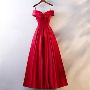 High -quality New Hot -selling V -neck Is Thin and You Can Wear Host Long Evening Dresses Women Lady Elegant