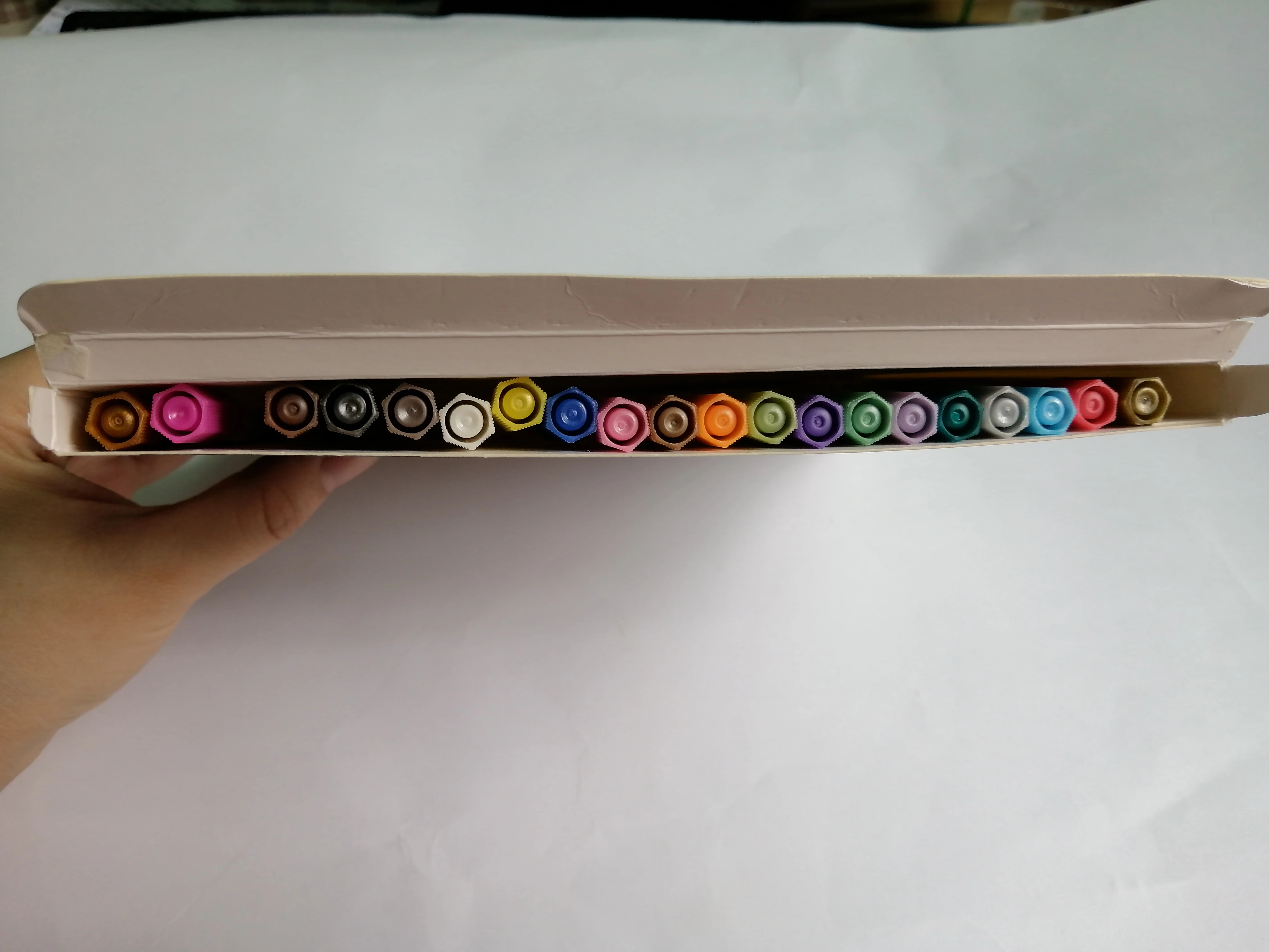 20 Colors  Metallic Marker Pens Set for DIY or Card Making Assorted Colors With  Markers Brtrush Pens Painting Pens