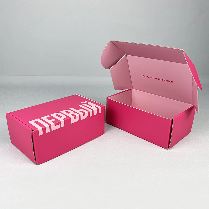Clothing Packaging | Lipack Custom T Shirt Gift Packaging Box Logo Printed Pink Packaging Box For Clothes