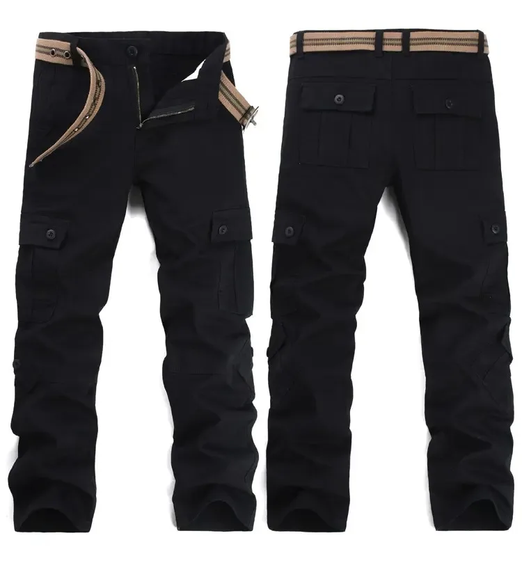 Oem/odm Factory Direct Custom Cargo Pants Men's 100 Cotton Multi