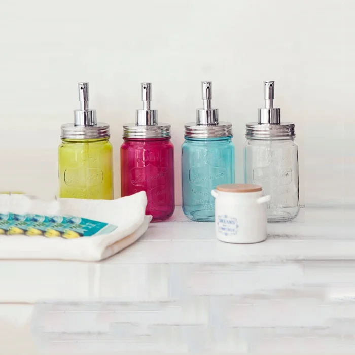 Оптовая продажа, стеклянный дозатор мыла, бутылка с насосом для жидкости