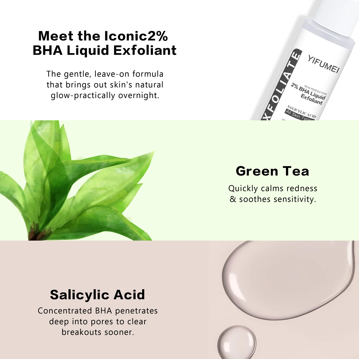 Private Labels Antiage Brightening Glow 2 Bha Liquid Salicylic Acid