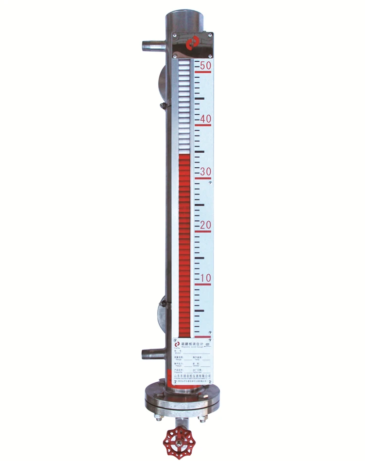 Sensor de nível de líquido de água magnético montado lateralmente de 1000mm/transdutor/medidor/transmissor com medidor de alavanca tipo remoto 4-20ma