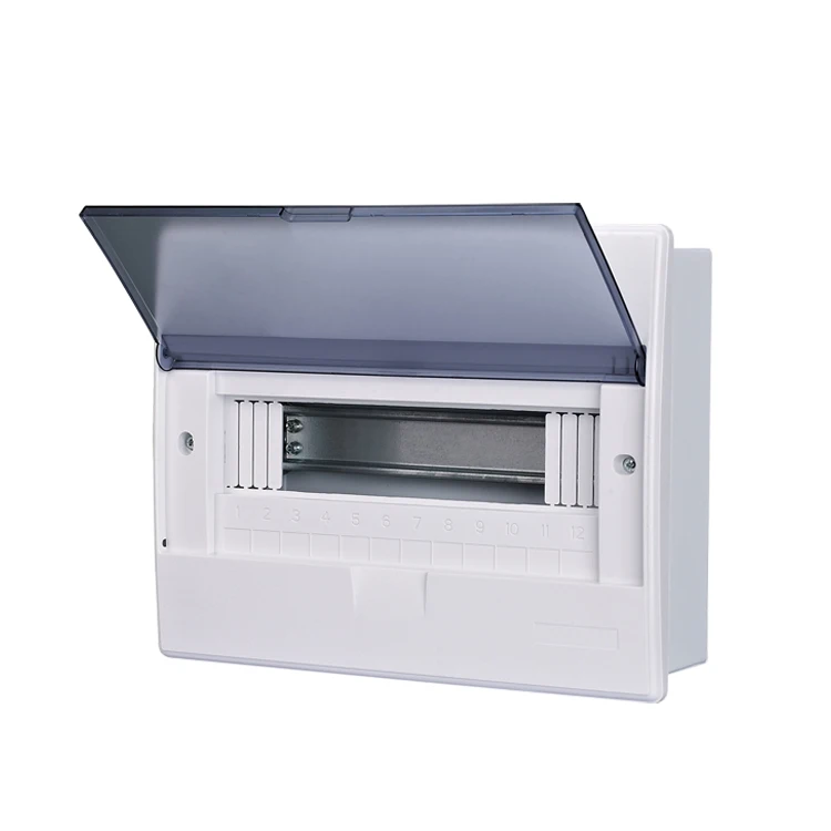 Factory 24 Ways Two Rows Distribution Box 2 Plastic Electrical 18 Way Mcb