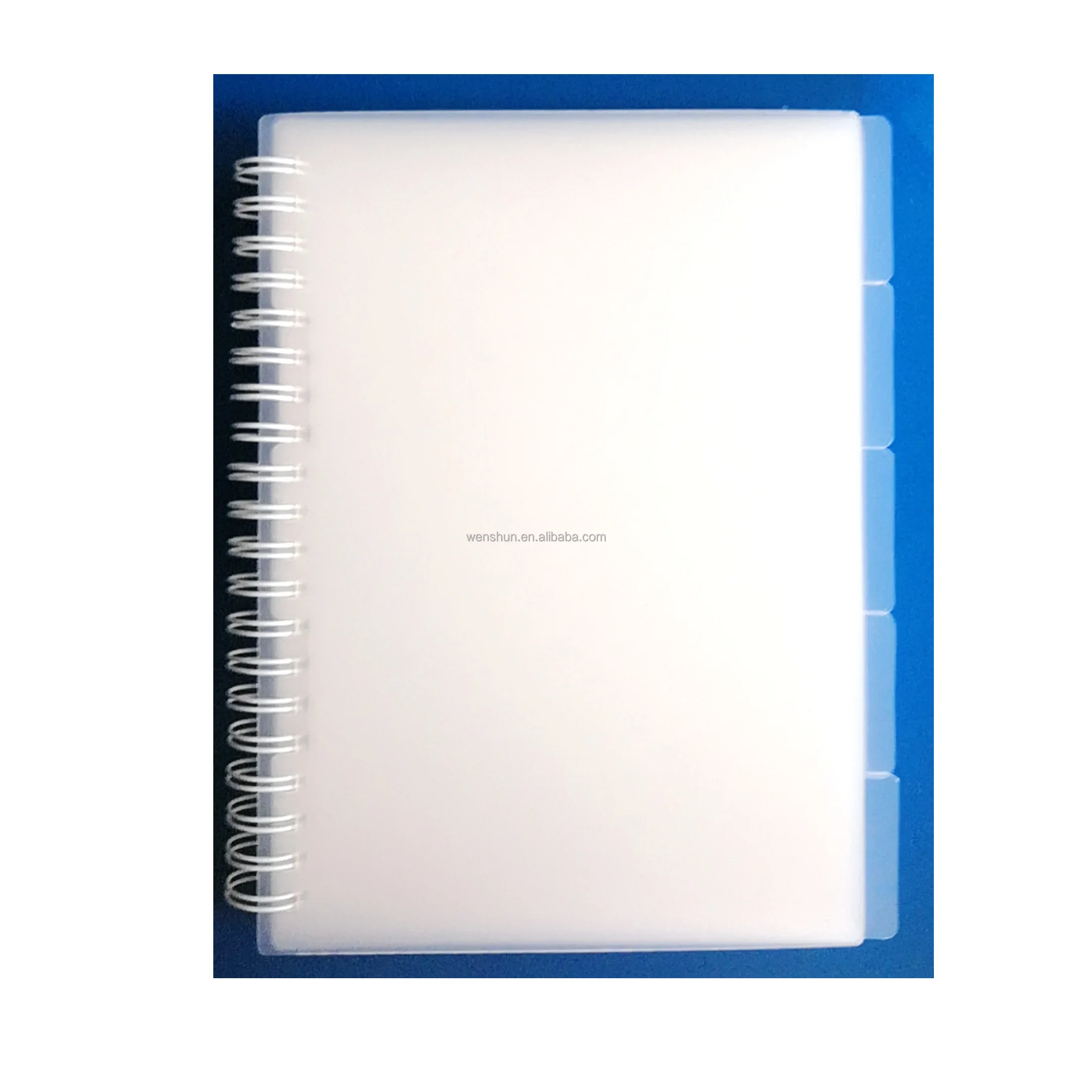 A5 Assorted Colors Disbound Plastic PP Index 5-Tab Divider for Planner