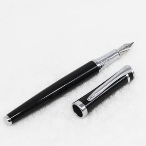 High Quality  Custom Engraved logo  Luxury Calligraphy Fountain Pen Set VIP Gift  Metal Fountain Pen with Custom logo