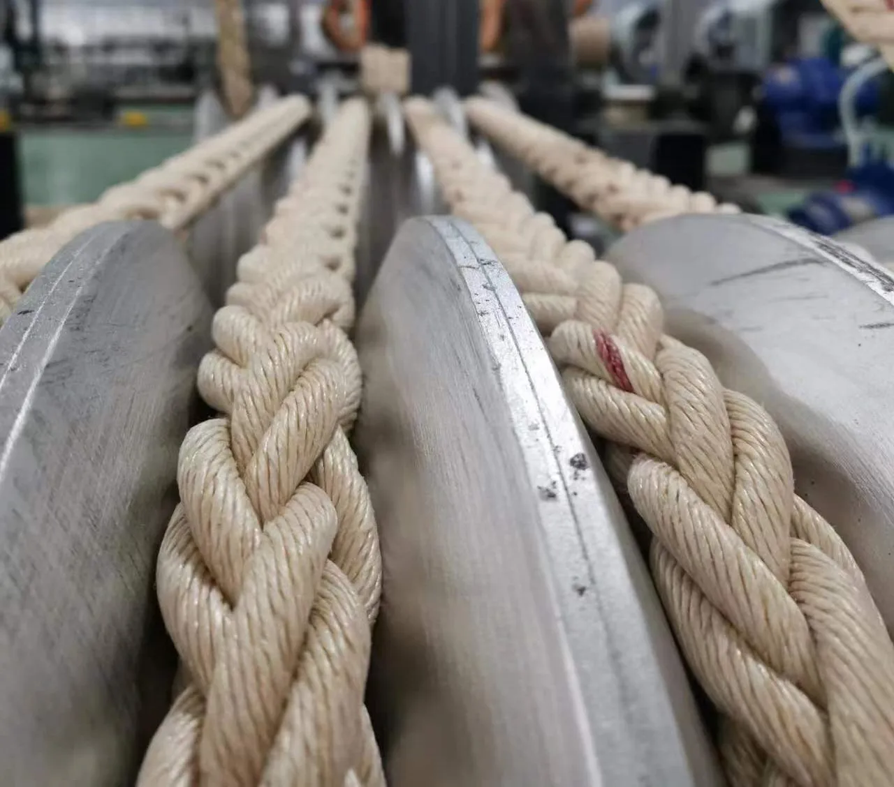 Alibaba.com: 8-12 Strands Hawser PP Mooring Rope Machine for efficient ...
