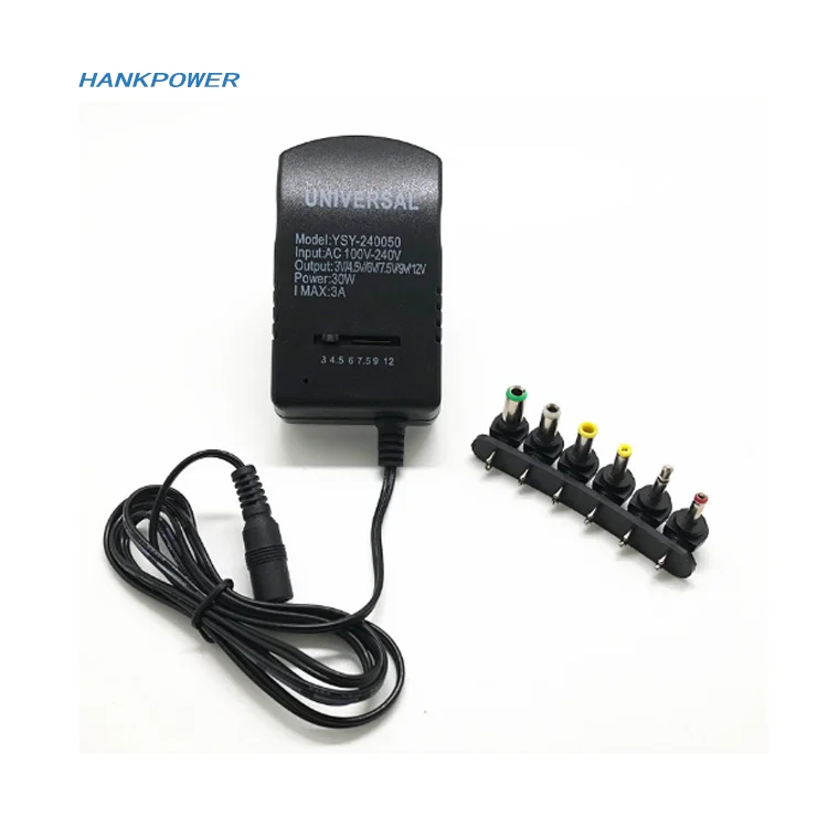 30W Adaptateur D'alimentation, Alimentation Universelle Transformateur Connecteurs