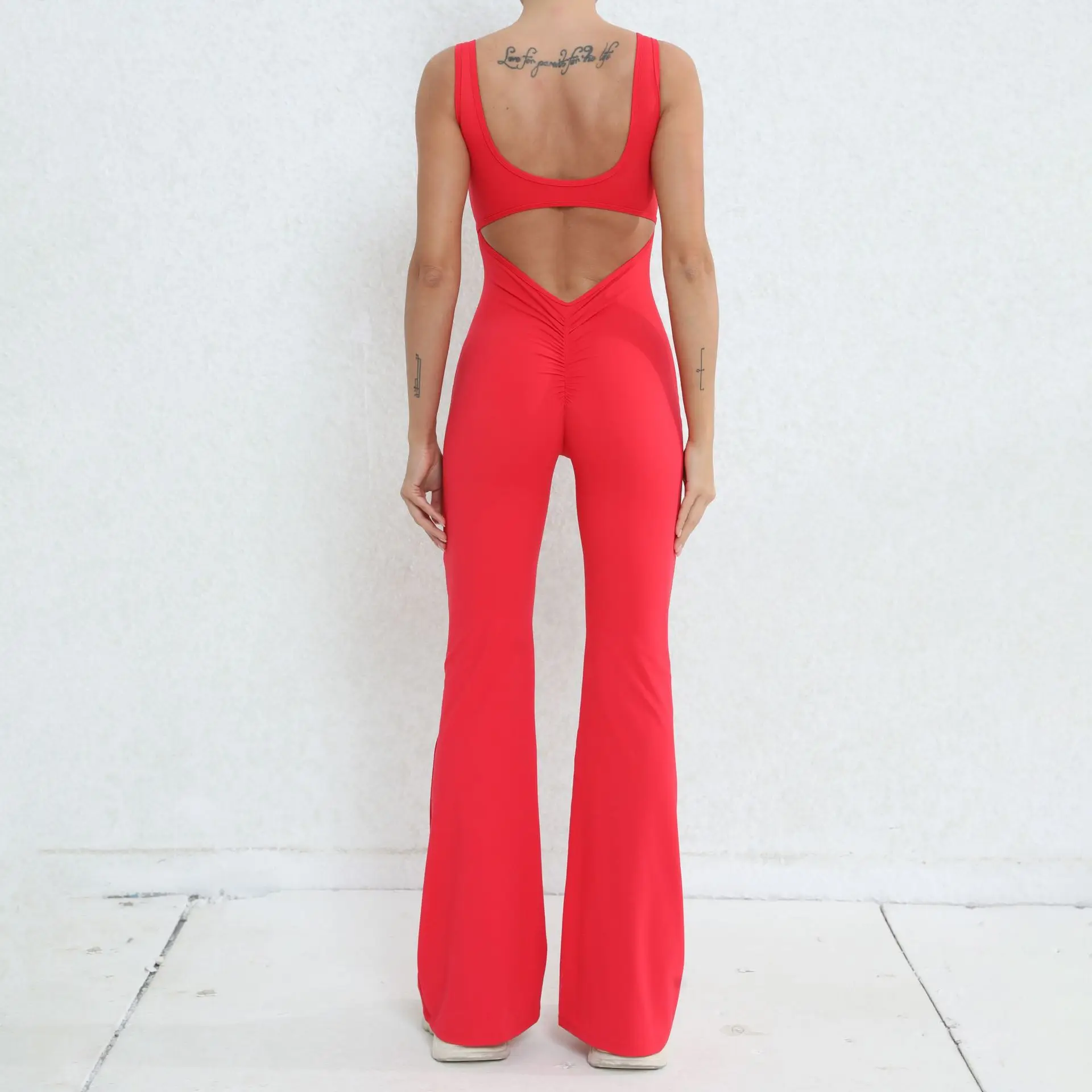 High Quality Wholesale Rompers Sports Fitness Onesie Bodysuit Plus Size Women's One Piece Workout Gym Yoga Jumpsuits supplier