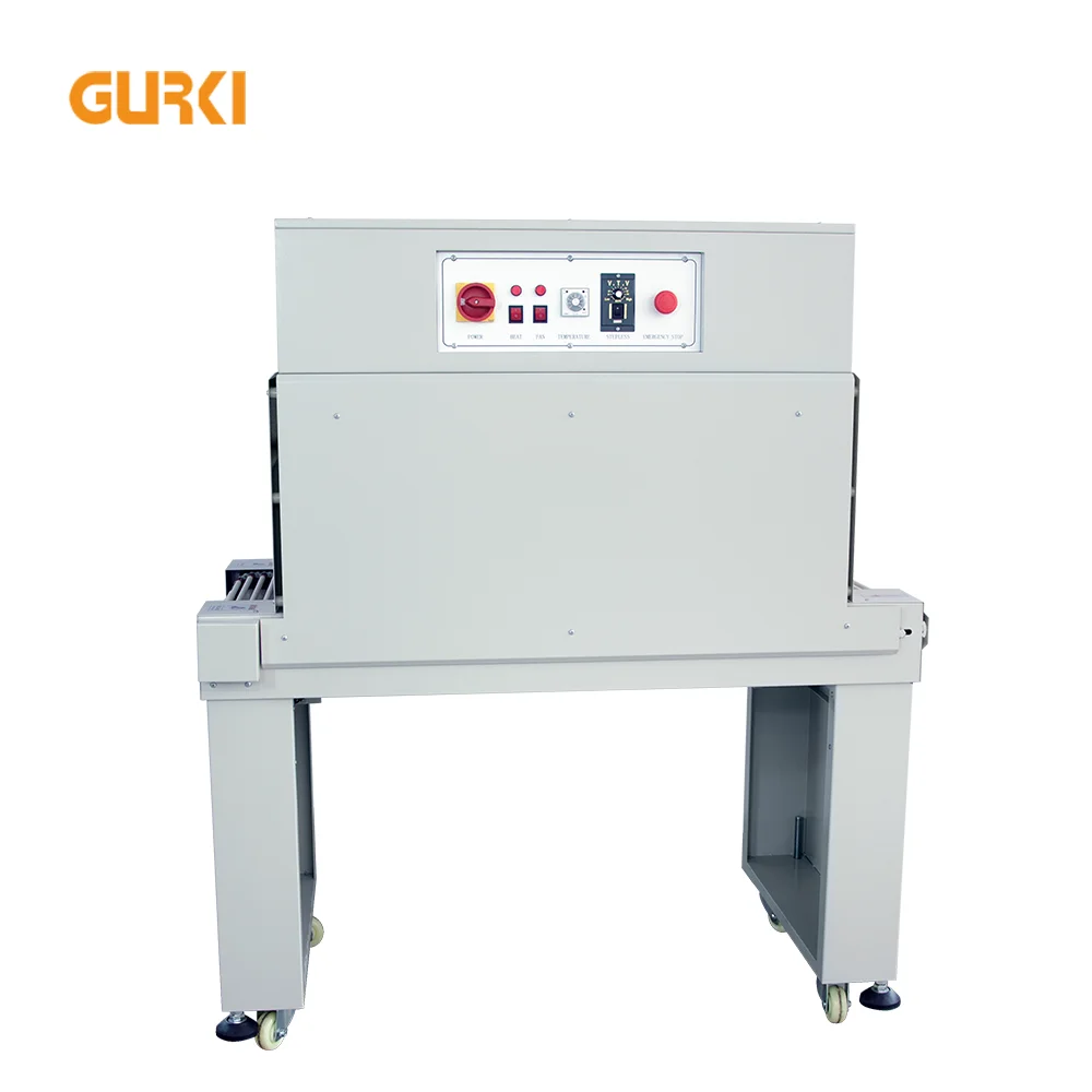 GURKI Factory Direct Automatic PVC Heat Sealing Shrinking Shrink Wrap Band Tunnel for Bottle