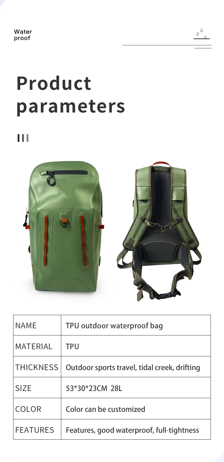 TPU Outdoor Products Multifunctional Waterproof Outdoor Knapsack Sport Lightweight  Backpacks Camping Hiking