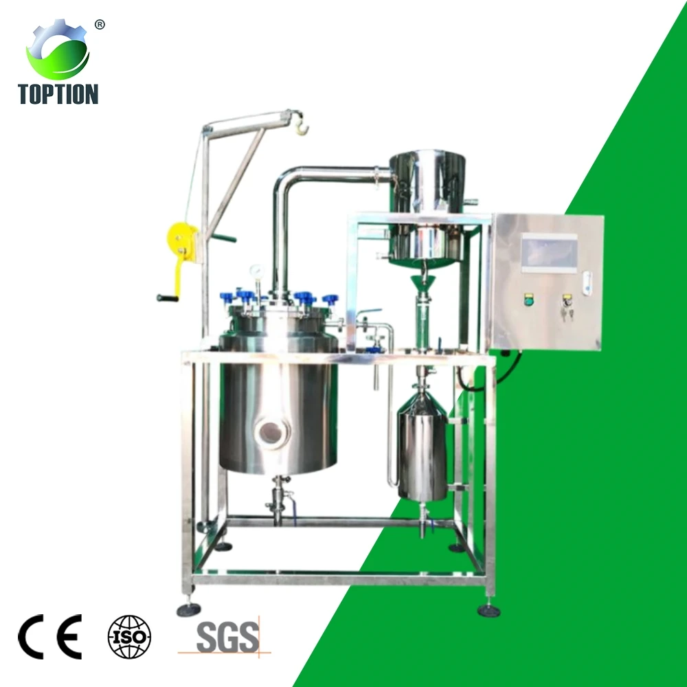 TOPTION High Quality  Extraction Distiller Essential Oil Extractor for  Rose Oil