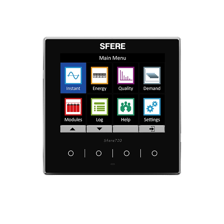 Electric Multi-channel Motor Recorder Sfere720 Electrical Three Meter Data 4g 3 Phase Power Analyzer