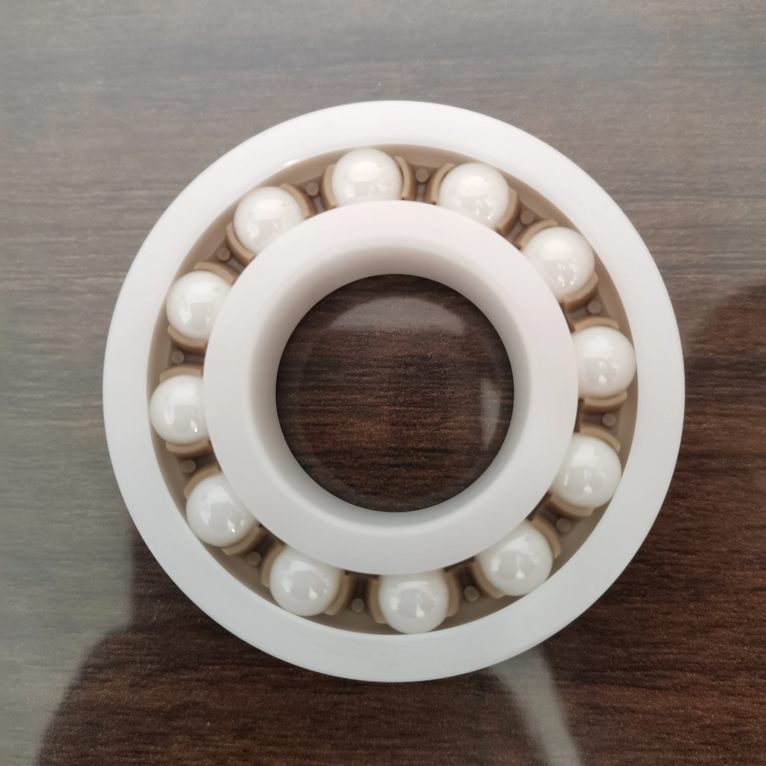 High Speed Full Zro2 Or Si3n4 608 2rs Bearing / Hybrid Ceramic Bearings R188 10balls Bearing For