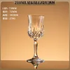 Bicchiere da vino rosso inciso stellato da 210 ml